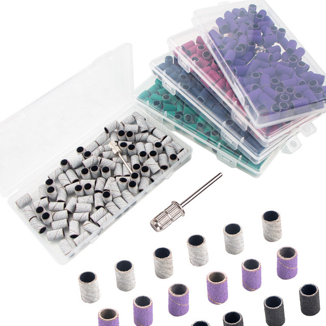 FILI Nagelbohrer Schleifbänder Set mit Metallschaft, Unisex - Bild 1