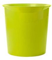 Papierkorb HAN LOOP für den Innenbereich aus Kunststoff, Farbe: Gelb, Volumen: 13 l, Durchmesser: 28 cm, Höhe: 28,7 cm - Bild 1