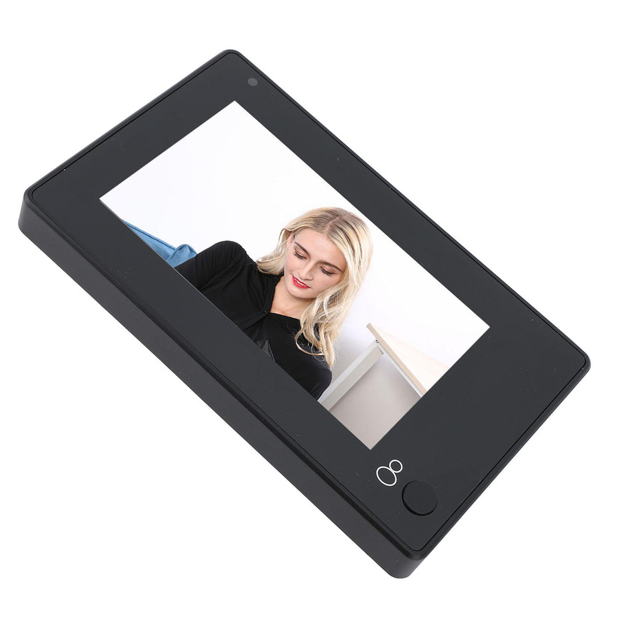 Igeteck Intelligenter Türspion mit 4,3-Zoll-Bildschirm, 2 MP 720P HD Weitwinkel-Nachtsicht-Gucklochkamera in Schwarz - Bild 5