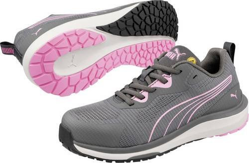 Puma Safety Celerity Knit Sicherheitshalbschuh S1PS in Grau und Pink, Größe 39 - Bild 1