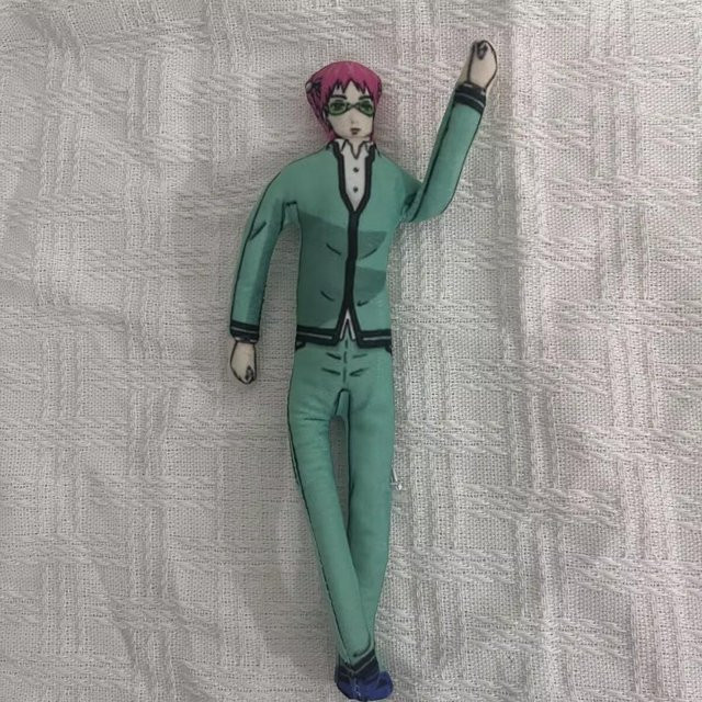 Saiki K. Saiki Kusuo Plüschpuppe, Flexibler Draht, ab 14 Jahren - Bild 1