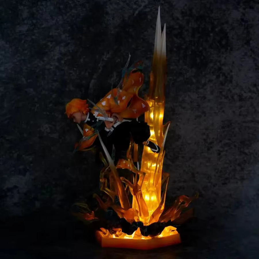 Bandai Demon Slayer Agatsuma Zenitsu Action Figur Statue, 35cm - Bild 4