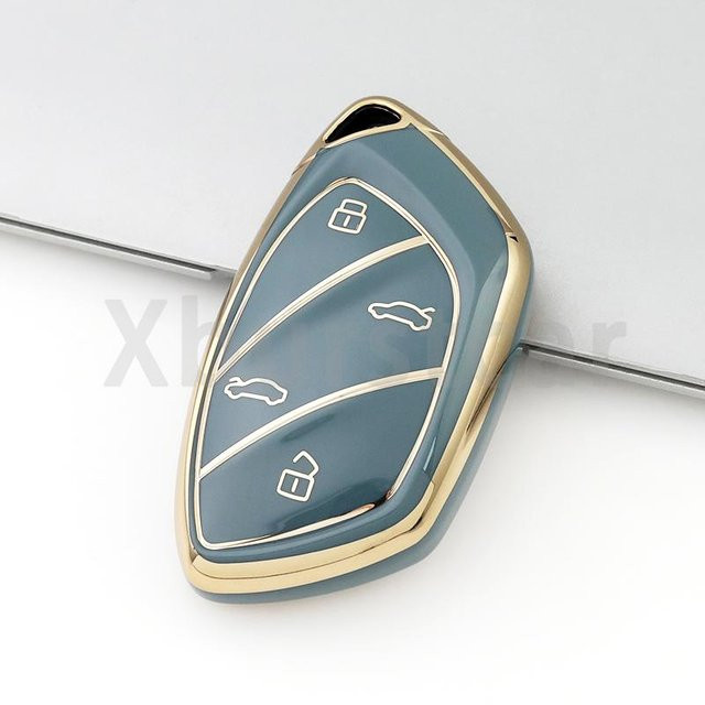 Schutzhülle für Roewe Autos in Blau, TPU Keyless Fernbedienung Abdeckung für Marvel X, Marvel R, Rx5, I6, I5, Rx3, Rx8, Erx5, MG ZS EV, MG6, Ezs, Hs, Ehs - Bild 1