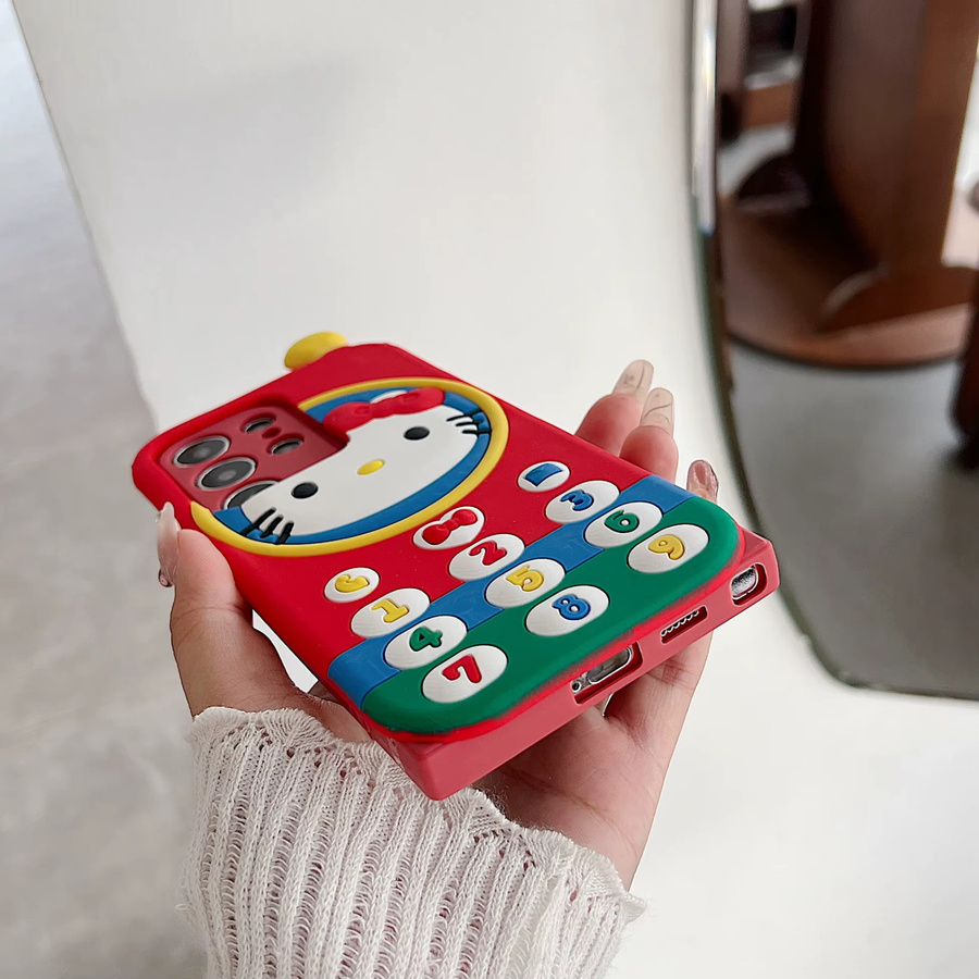 Kawaii Sanrio Hello Kitty Silikonhülle für Samsung Galaxy S26 Ultra S25 S24 S23 S22 Plus FE A57 A37 A56 A36 A55 Cover - Bild 3
