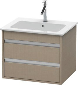 Duravit Waschtischunterschrank Ketho wandhängend mit 2 Schubladen, Farbe Leinen, B/T: 60 x 47,5 cm - Bild 1
