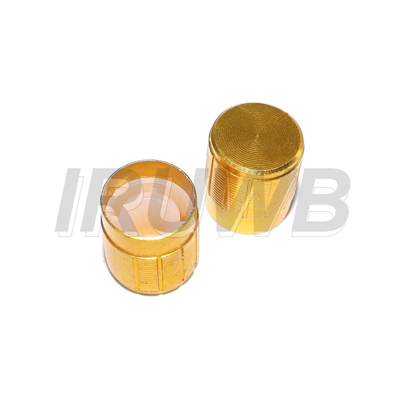 15 Stück IRUWB Potentiometer-Knopfkappen-Set in Multicolour, verstellbare Metall-Knopfkappen für die Lautstärkeregelung von Soundsystemen, 15 x 17 mm - Bild 2