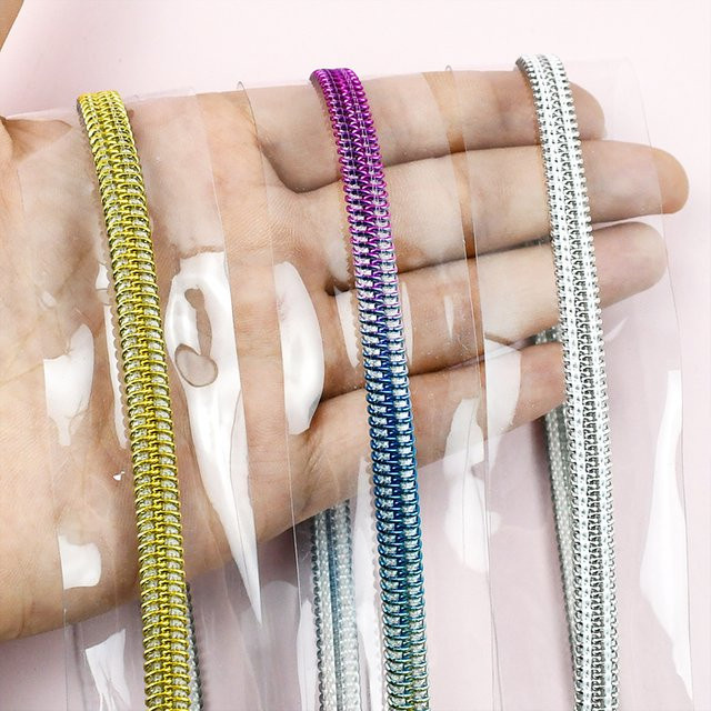 Meetee PVC-Reißverschluss transparent und wasserdicht für Taschen, Kleidung und Regenmäntel als DIY-Nähzubehör - Bild 1