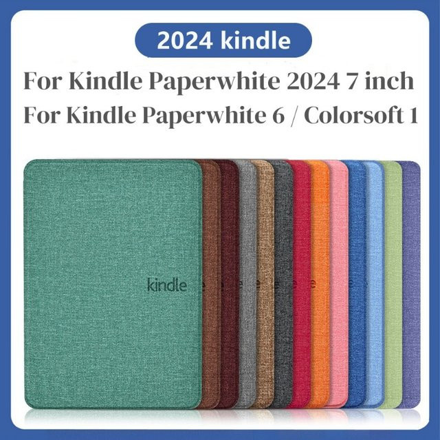 ZNOVAY Schutzhülle für Kindle Paperwhite 2024 12. Generation Colorsoft 7 Zoll in Purple - Bild 1