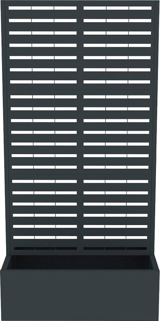 Westmann Pflanzkasten Dekora 6 mit Rankgitter aus Stahl in Anthrazit B/T/H: 90 x 60 x 184 cm - Bild 1