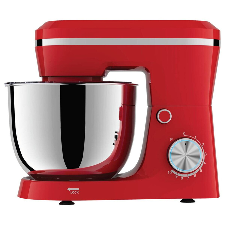 POCOline Knetmaschine Knetrax in Rot aus Metall und Kunststoff mit 4,5 l Volumen, B/H/L: 22,55 x 31,45 x 36,1 cm - Bild 2