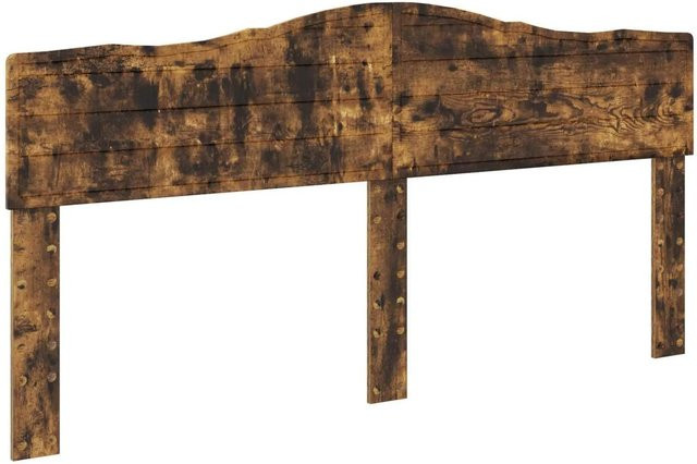 vidaXL Kopfteil aus Holzwerkstoff in Geräucherte Eiche, Breite: 180 cm - Bild 1