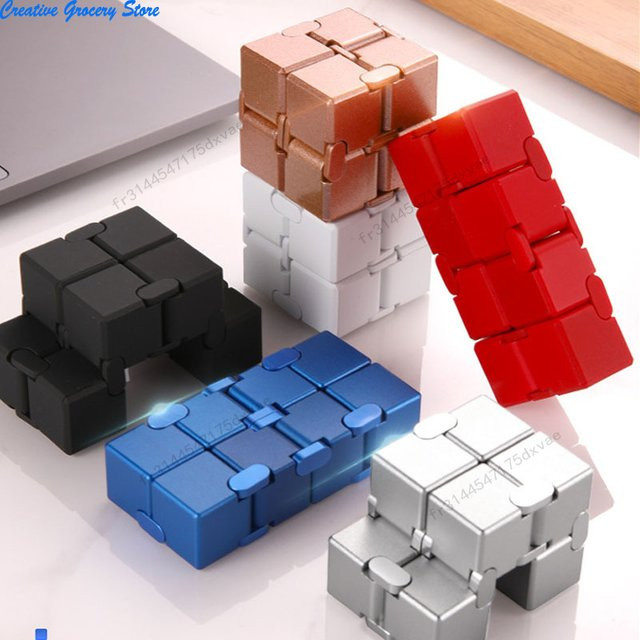 NUOYING Metall-Infinity-Cube Fidget-Spielzeug - Bild 1