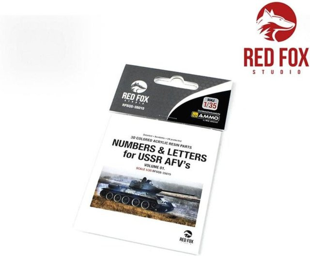 Red Fox Studio Numeral & Letters for USSR AFV's vol. 01 - Bild 1