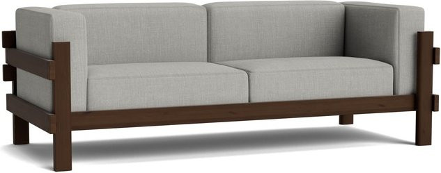 Normann Copenhagen Kube 3-Sitzer Sofa mit Massivholzrahmen in Mid-Century Design - Bild 1
