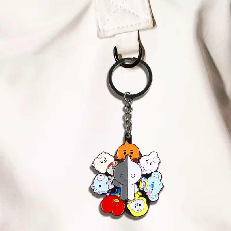 LINE FRIENDS Schlüsselanhänger BT21 Koya RJ Shooky Tata Cooky - Bild 3