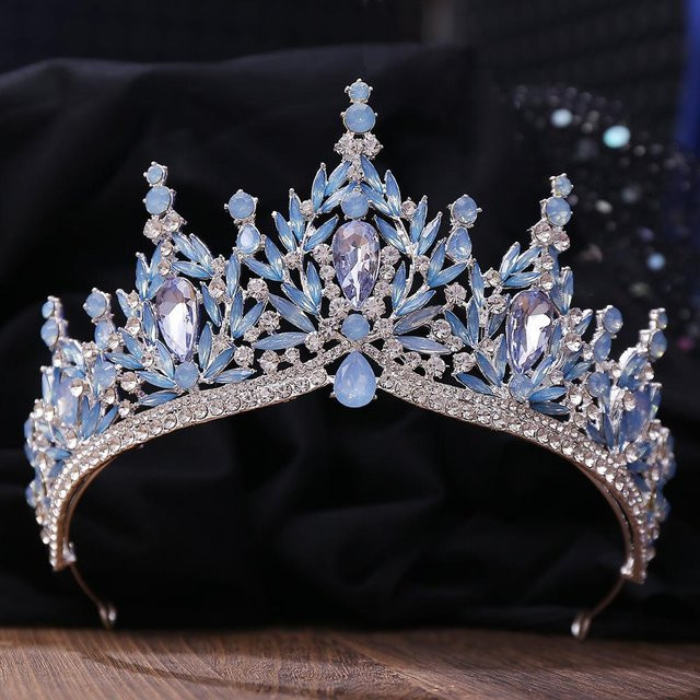 KMVEXO Diadem, Wassertropfen Kristall Opal, gray, Damen - Bild 1