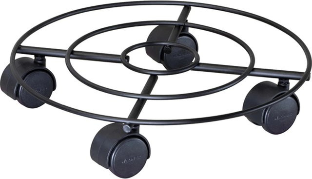 Wagner Pflanzenroller GH 0943 aus Stahldraht in Schwarz Matt, Durchmesser: 30 cm - Bild 1