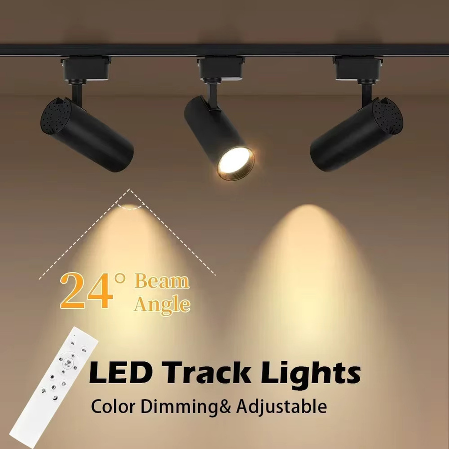 LANGYUE Dimmbare LED Schienenbeleuchtung Set mit 20W integriertem LED Spot für Schlafzimmer und Küche - Bild 2