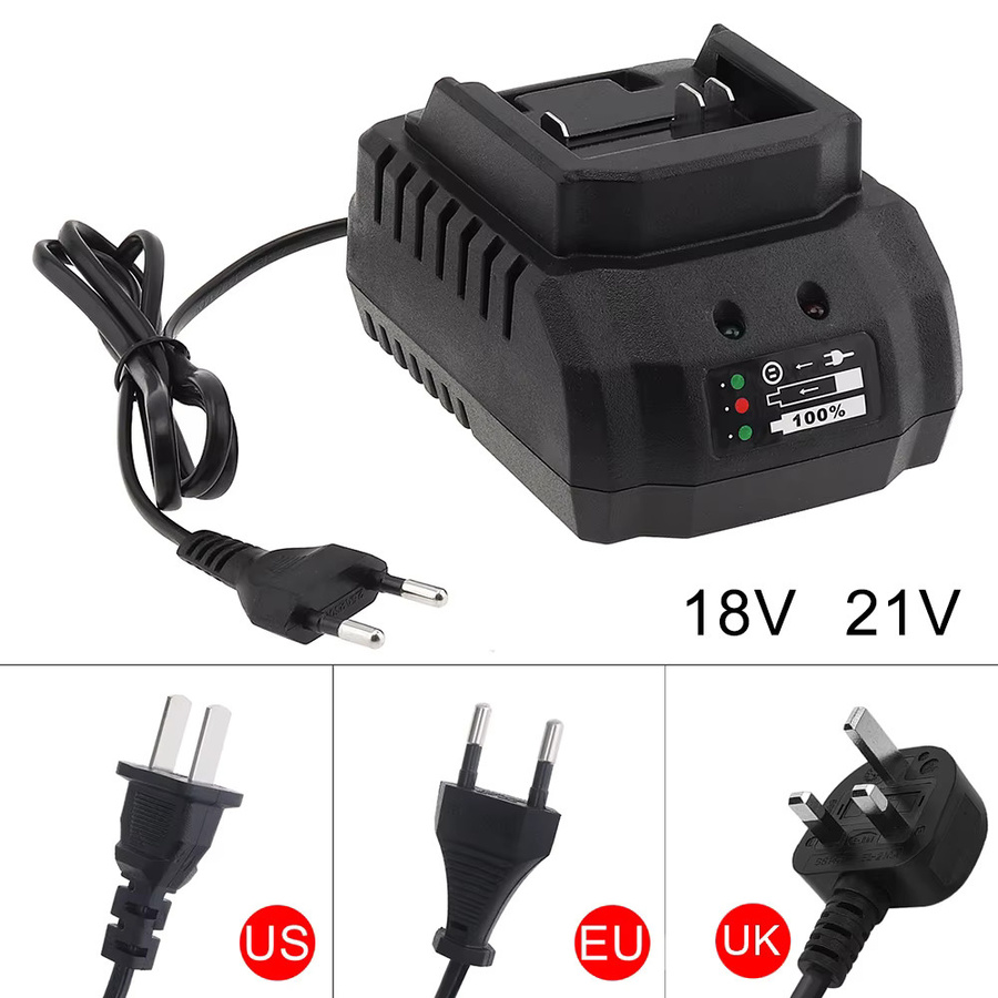 Makita Li-Ionen-Akku-Schnellladegerät für Elektrowerkzeuge mit EU-Stecker, kompatibel mit BL1415, BL1815, BL1830 und BL1850, 18 V und 21 V - Bild 3
