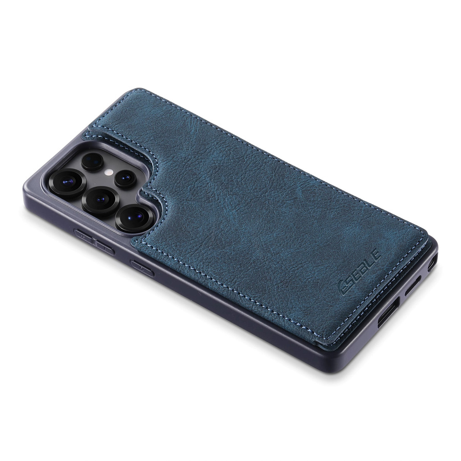 Retro Slim Magnetische Leder-Telefonhülle mit Kartenfächern für Samsung Galaxy S25 S24 FE S23 S22 S21 Ultra A56 A55 A36 A35 in Blau - Bild 4