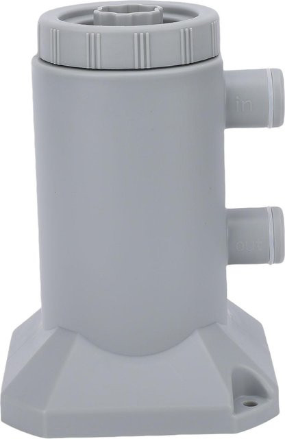 Aimo Pool-Kartuschenfilterpumpe in Grau mit 250 l/h Durchflussrate zur Verbesserung der Zirkulation und Filtration - Bild 1
