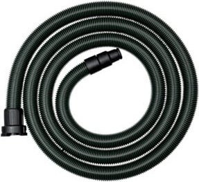 Metabo Saugschlauch in Schwarz, Durchmesser: 35 mm, Länge: 4,0 m, Anschlüsse: 58 mm/ 25 mm Innen und 35/45 mm Außen, elektrisch leitend - Bild 1