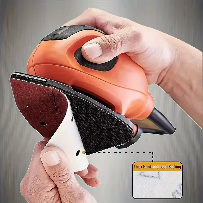 Black+Decker Maus-Schleifblätter für Palm-Schleifer, Orbital-Schleifpapier zum Schleifen und Polieren, Körnung 60–400 - Bild 4