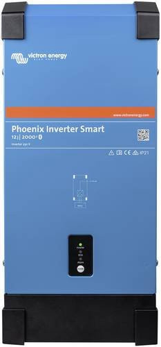 Victron Energy Phoenix Smart 2000 VA Wechselrichter in Blau mit Bluetooth, 48 V/DC - 230 V/AC - Bild 1