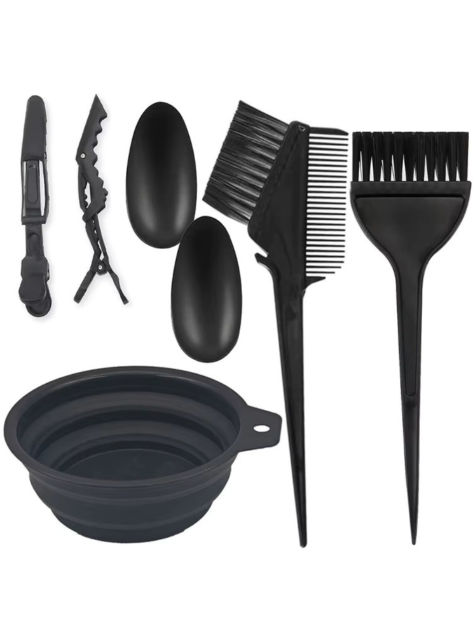 Friseur Pinsel Schüssel Kamm Clips Haar Färbe Werkzeug Set - Bild 5