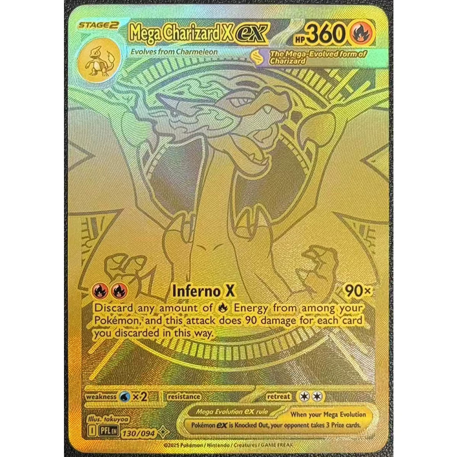 Bandai Pokémon Charizard Dragonite Mewtwo Giratina Sammelkarte, englisch - Bild 2