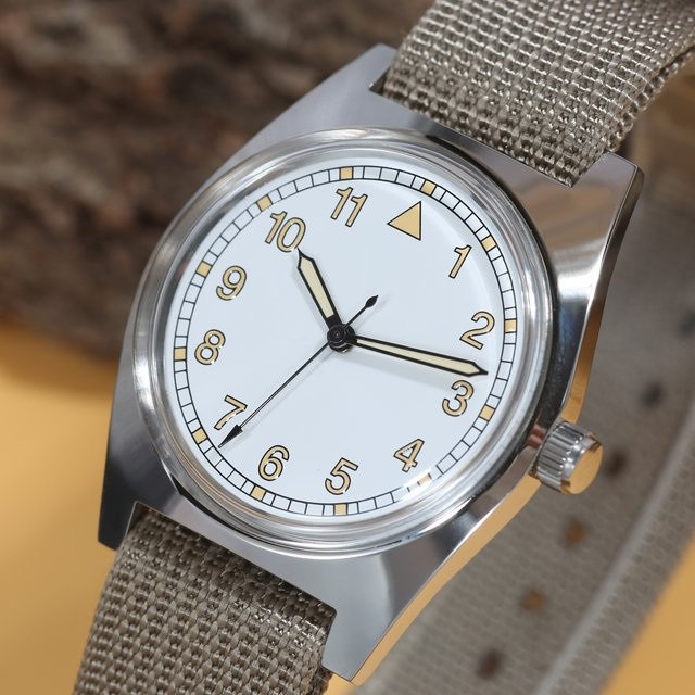 HEIMDALLR Pilotenuhr, Handaufzug, Edelstahl, 36 mm, Unisex - Bild 1