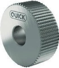 QUICK Rändelrad PM AA aus Kunststoff in Silber, B/T/H: 25 x 8 x 6 cm - Bild 1