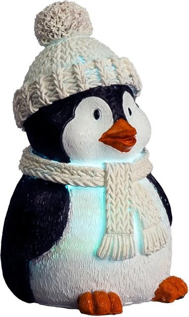 Konstsmide LED-Weihnachtsfigur Pinguin in Multicolour für den Innenbereich, B/T/H: 15,5 x 9,5 x 10,5 cm - Bild 1