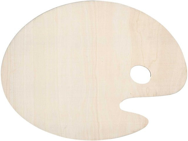 Rico Design Malpalette klein aus Holz, B/T/H: 40 x 30 cm - Bild 1