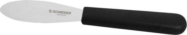 Schneider Streichmesser aus Carbonstahl in Schwarz mit 12 cm Klingenlänge - Bild 1