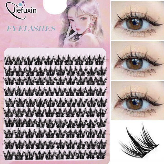 Sonnenblumen-Wimpernverlängerung, W-förmig, natürlich, Unisex - Bild 1