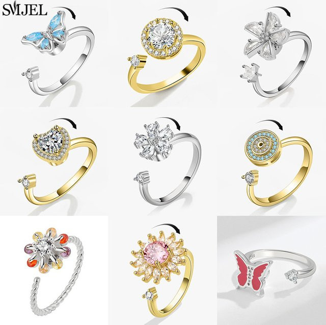 SMJEL Ring, Silber, Kristall, Damen - Bild 1