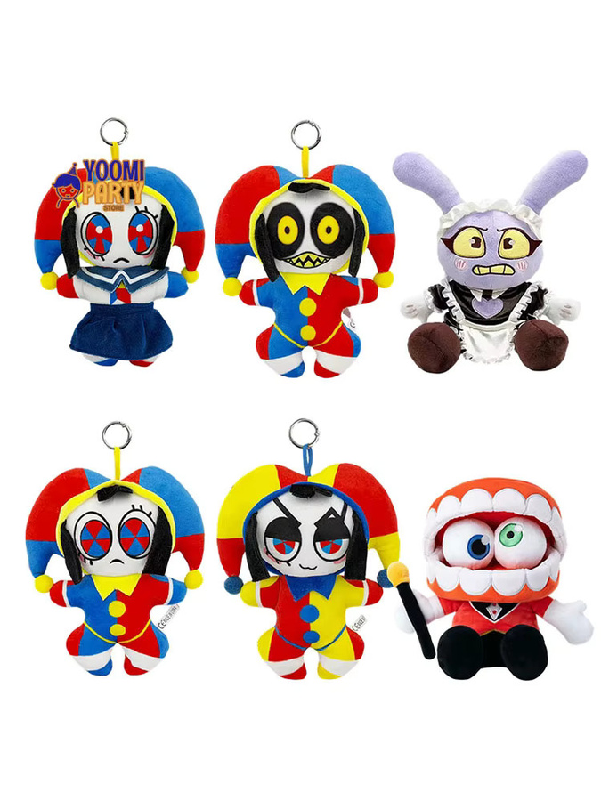 Potdemiel Jax Plüsch-Digitalpuppe, Zirkus-Mädchen, Magischer Hase Clown, Plüsch / Textil - Bild 4