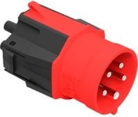 NRGkick Steckeraufsatz 16A 5-polig in Schwarz und Rot mit max. 11kW - Bild 1