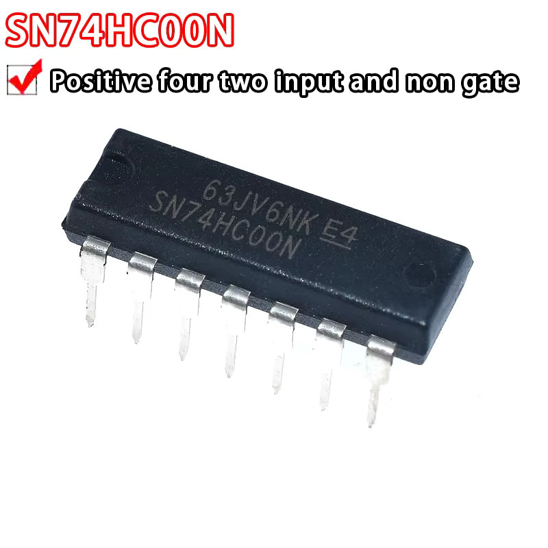10er Set Si Tai&SH Logik-ICs SN74HC Serie DIP14 in Schwarz - Bild 1