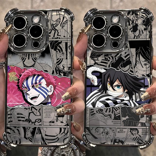 Modische Dämonentöter Handyhülle für Samsung Galaxy S26 S25 S24 S23 S22 S21 S20 FE Note20 Edge Plus Ultra 4G 5G mit Anti-Sturz-Airbag in Multicolour - Bild 1