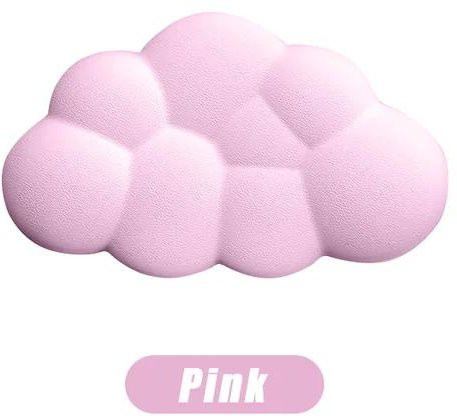 Love Home Garden Keyboard Cloud Handgelenkauflage aus Memory-Schaumstoff und Leder in Rosa - Bild 1