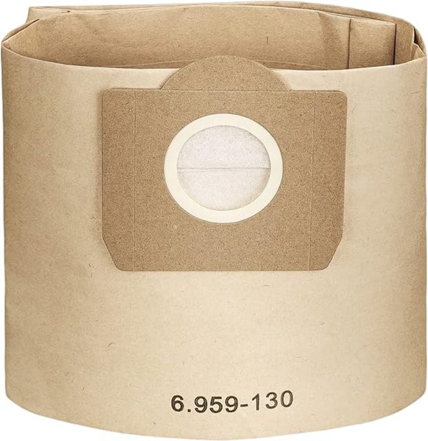 10er Pack Karcher WD3 Staubsaugerbeutel aus Papier für MV3 und diverse Modelle, Ersatzfilterbeutel 6.959-130.0 - Bild 1