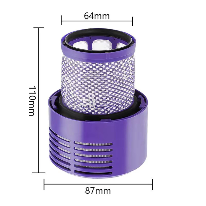 Waschbare Ersatzfilter für Dyson V10 SV12 Cyclone Animal Absolute Total Clean Akku-Staubsauger in Lila - Bild 3