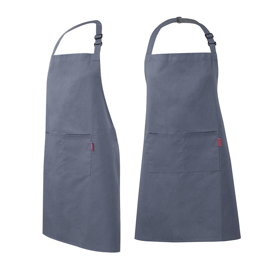 KONNWEI Set aus 5 Stück Topflappen, Topfuntersetzer mit Tasche und Schürze, silikonbeschichtete Oberfläche, hitzebeständig, grau - Bild 7