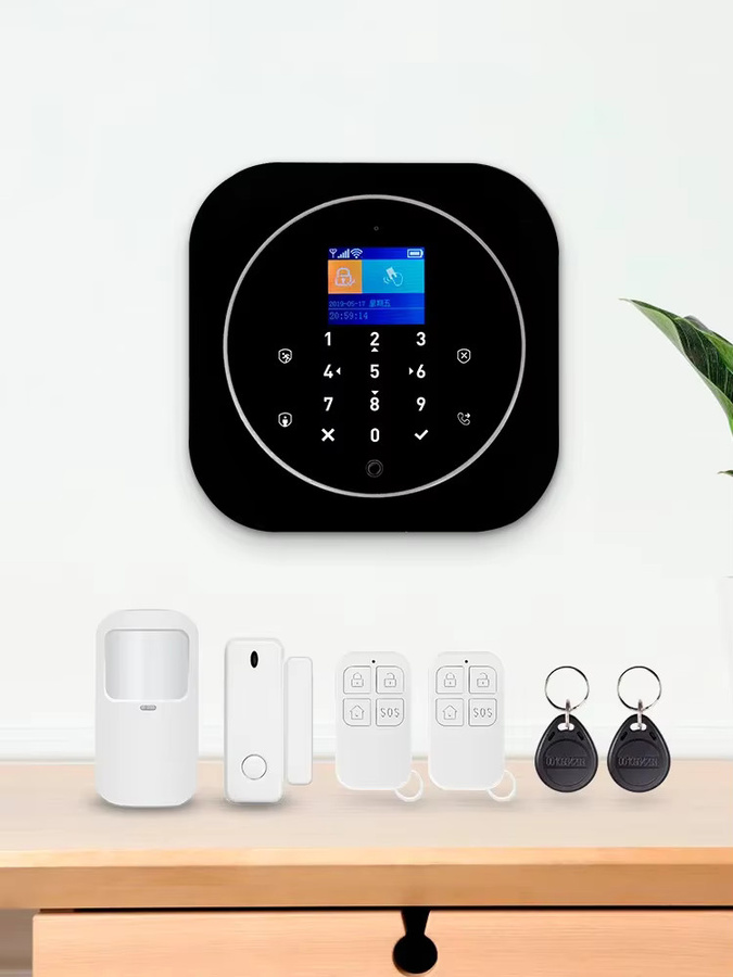 KERUI Tuya Smart Home Alarm System Kit G12 WiFi 2G GSM Sicherheitssystem mit Türsensor, Bewegungssensor und Smart Life Fernbedienung - Bild 7