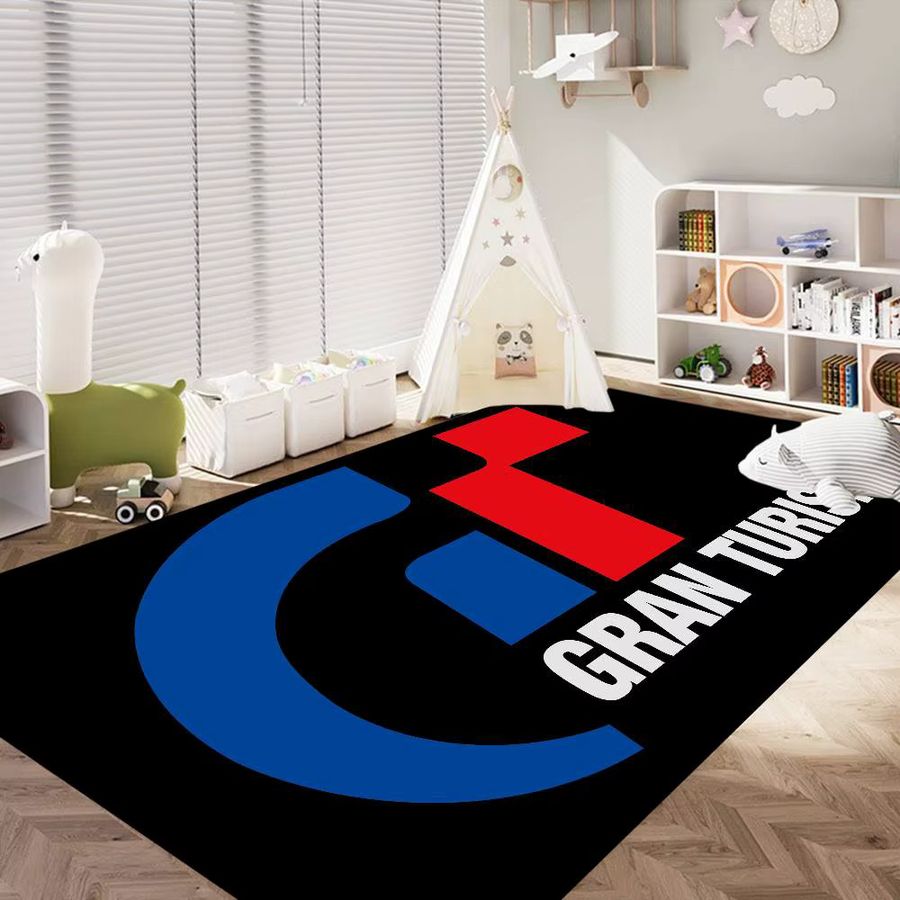 G-Gran-Turismo Rutschfeste Raummatte in Schwarz mit Wasserabsorbierender Funktion für Haushalt und Schlafzimmer - Bild 1