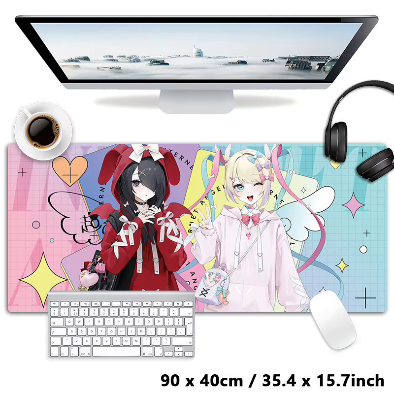 Maxoc Gaming Mousepad XXL Needy Streamer Overload Ame OMGkawaiiAngel KAngel Multicolour - Bild 2