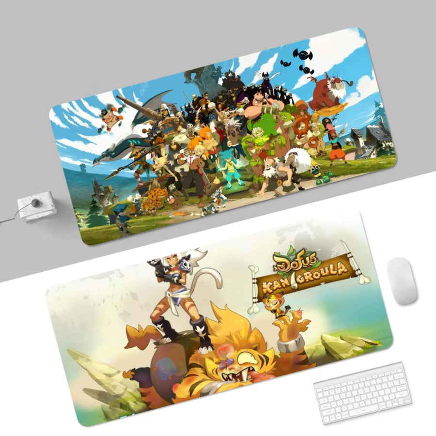 Dofus INS Tide Gaming Mauspad und Schreibtischunterlage im Cartoon Anime Design, Mehrfarbig - Bild 2