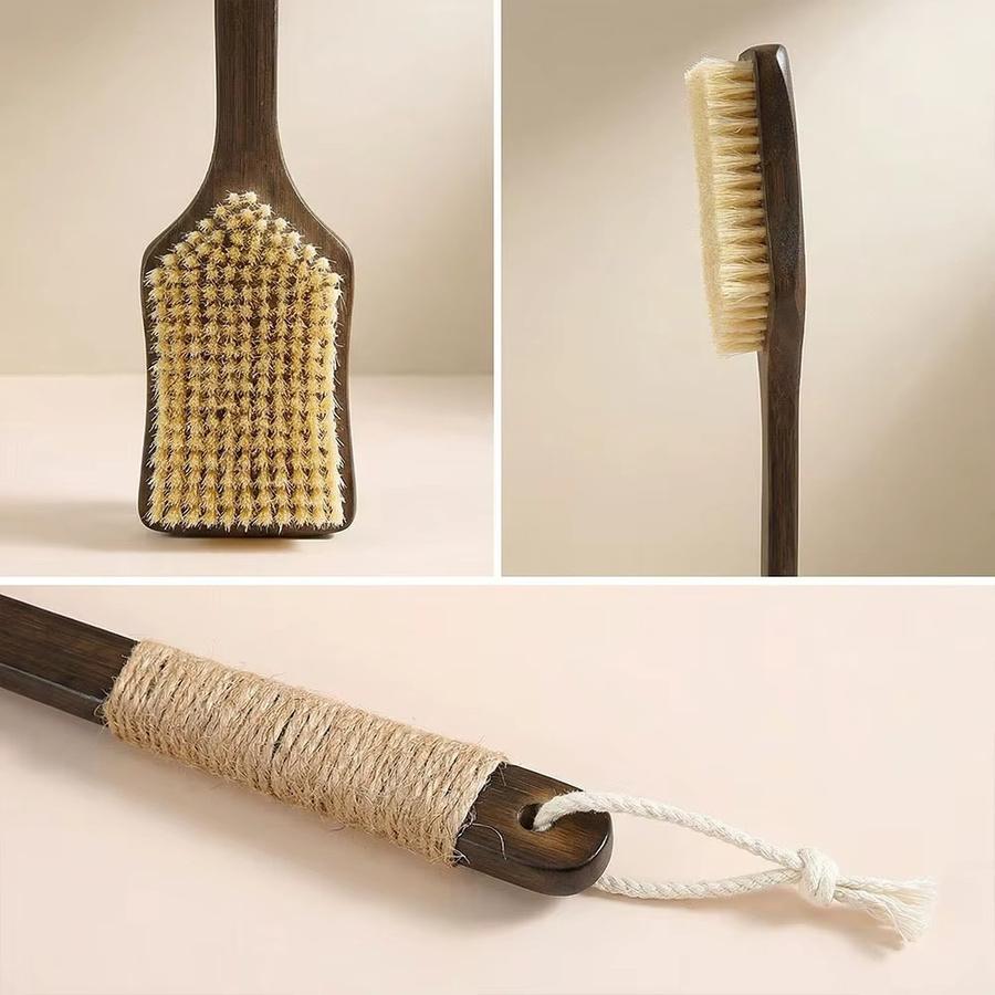 ZaMoSmile Rückenbürste, braun, Unisex - Bild 3